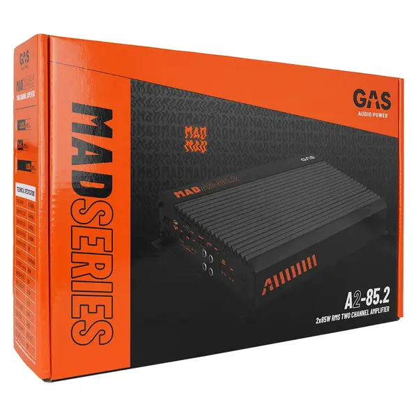GAS Audio Power MAD A2-85.2, Amplificator 2 Canale, 125W