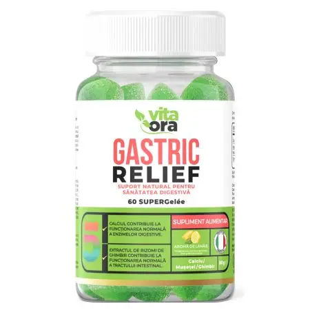 Gastric relief super gelee aroma lamaie 60 jeleuri Vita Ora