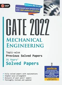 GATE 2022 Mechanical Engineering - 35 Years Topic-wise Previous Solved Papers, Paperback/***