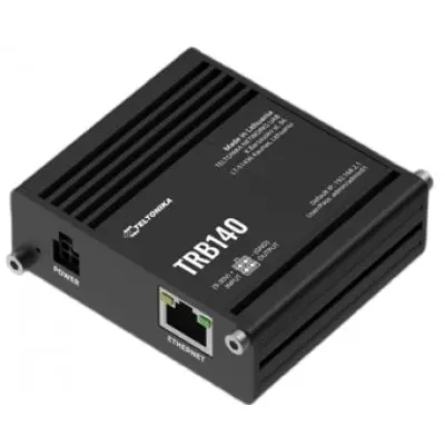 Gateway LTE Industrial, Teltonika TRB140003000, 4G, un port Ethernet Gigabit