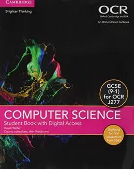 GCSE Computer Science for OCR Student Book with Digital Access (2 Years) Updated Edition/David Waller
