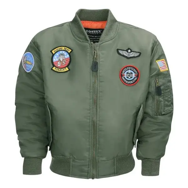 Geaca army copii MA1 Bomber TOP GUN - L