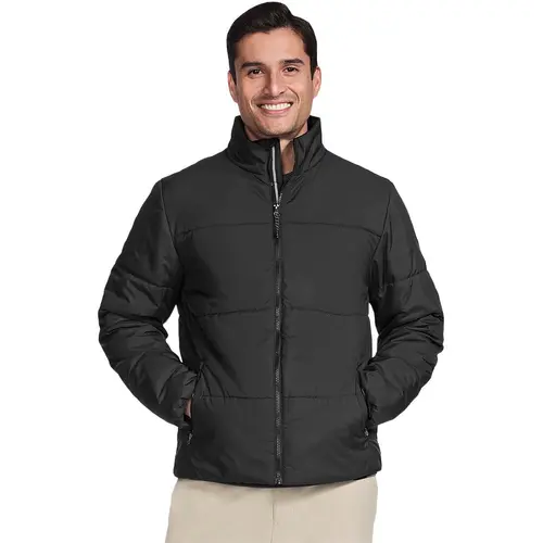 Geaca barbati Skechers GO SHIELD Cozy Fit Traverse Down Jacket JA389-BLK