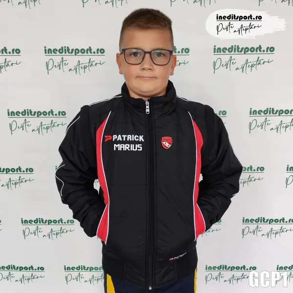 Geaca cu maneci detasabile copii PATRICK GCP1 3XS, NEGRU ROSU