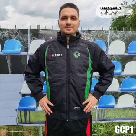 Geaca cu maneci detasabile copii PATRICK GCP1 XL, NEGRU VERDE ROSU