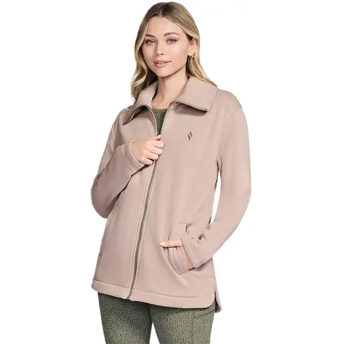 Geaca femei Skechers GO SNUGGLE Tunic Full Zip Jacket JA214-TPBR