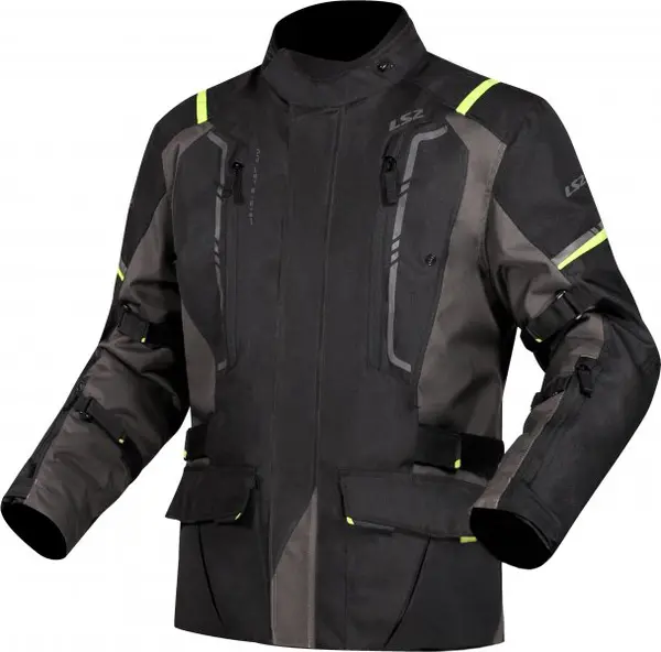 Geaca moto LS2 Narvik Man, culoare negru gri, marime L