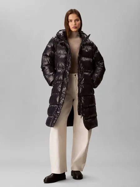 Geaca Shine Long Puffer Coat