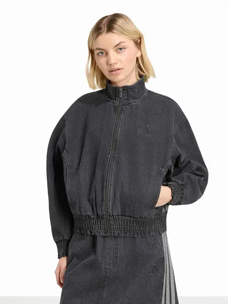 Geaca Stadium Washed Denim Loose Fit