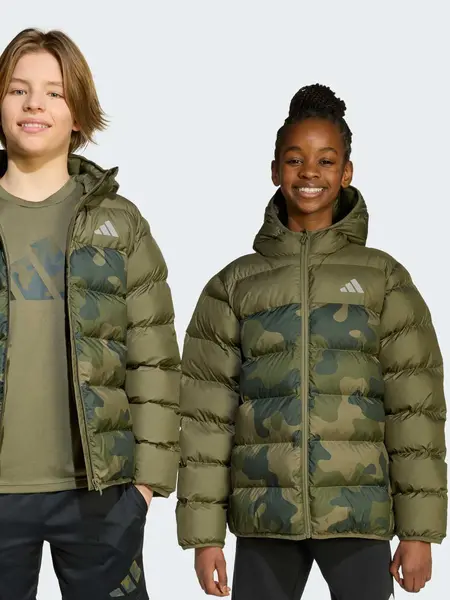 Geaca Synthetic Down Allover-print Kids