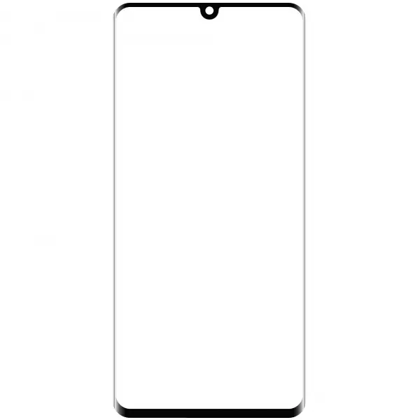 Geam Ecran + Edge Glue / OCA Forward Guard pentru Huawei P30 Pro, Negru