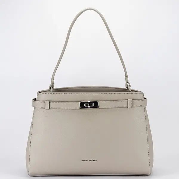 Geanta bej de dama David Jones CM8266 17