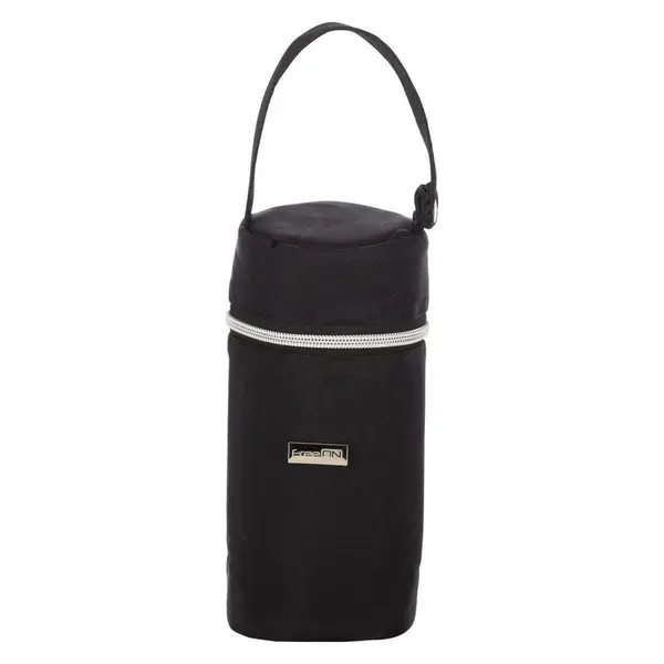 Geanta biberon, FreeON, Single Style, Pentru 1 biberon, Mentine continutul atat cald, cat si rece, Black