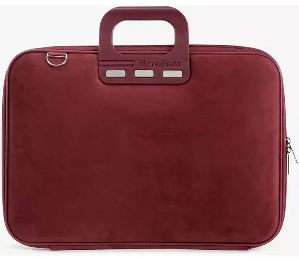 Geanta Bombata pentru laptop - Camoscio, 16", Burgundy