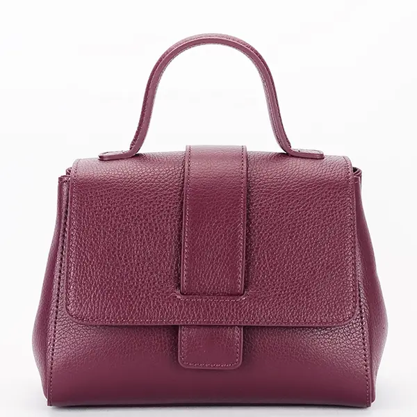 Geanta burgundy din piele naturala 1047 123