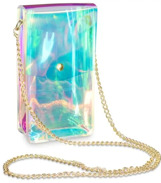 Geantă Cellularline - Holographic, 4.5x11cm, multicolor