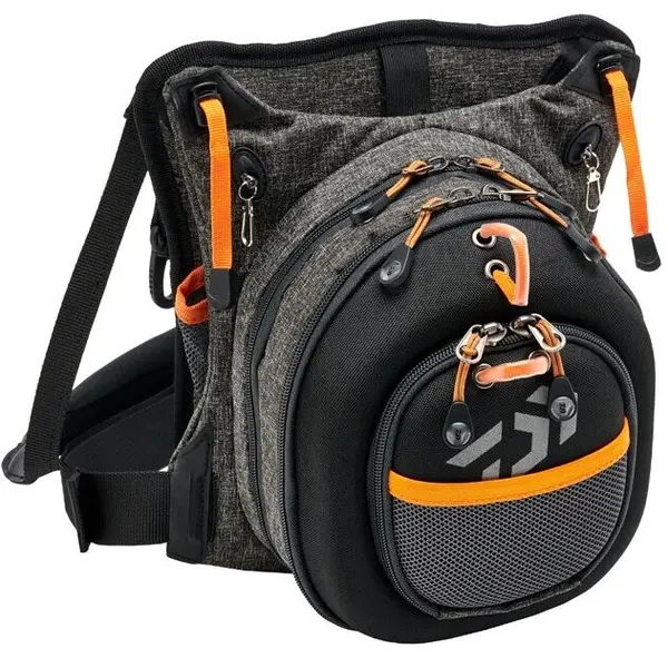Geanta Chest Pack Noir Orange