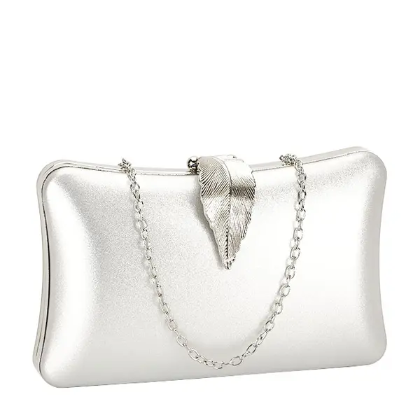 Geanta clutch simplu BME-600 05 Argintiu