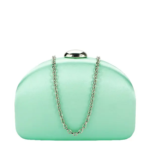 Geanta clutch verde menta, DYX3335-1 01, 12.5x19x4.5 cm