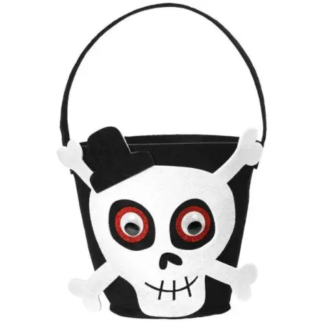 Geanta cos schelet halloween Widmann Italia 01347