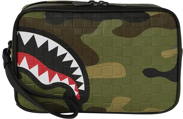 Geantă cosmetică Sprayground - Model Woodland Camo Check