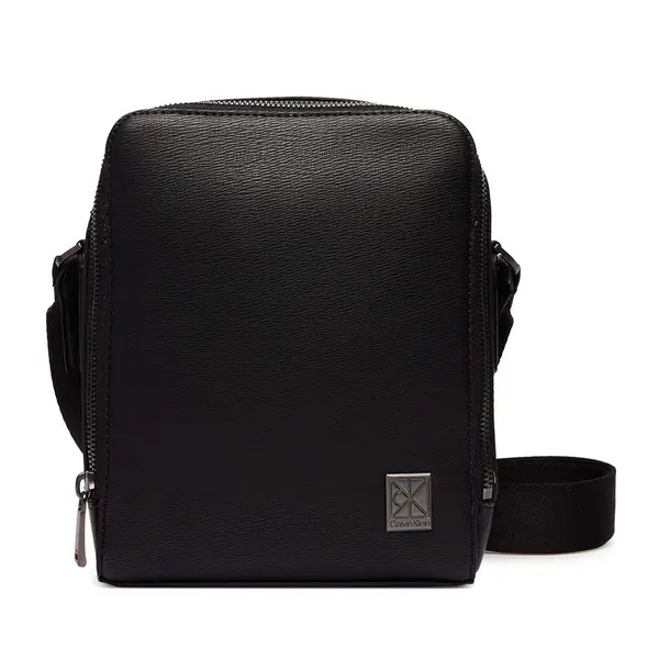 Geantă crossbody bărbați Calvin Klein neagră cu logo 3101BGEA3293N