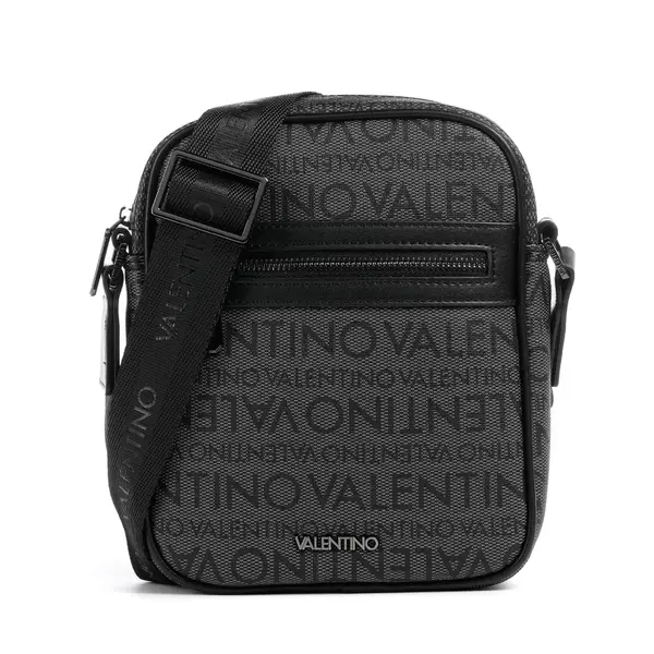 Geantă crossbody bărbați Valentino Billion neagră cu logo 1980bgeavbs9da21n