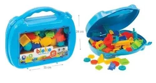 Geanta cu 60 piese de constructii