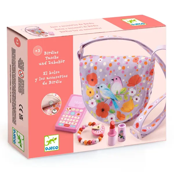 Geanta cu accesorii Djeco, Birdie