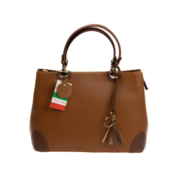 Geantă damă din piele naturala maro Design Beauty