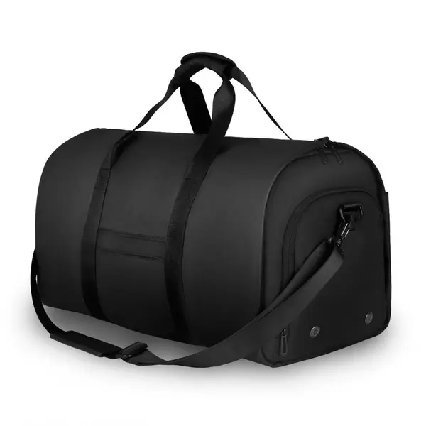 Geanta de calatorie Mark Ryden negra, capacitate 50L, full impermeabil, sistem antifurt, compartiment separat pentru pantofi cu aerisire