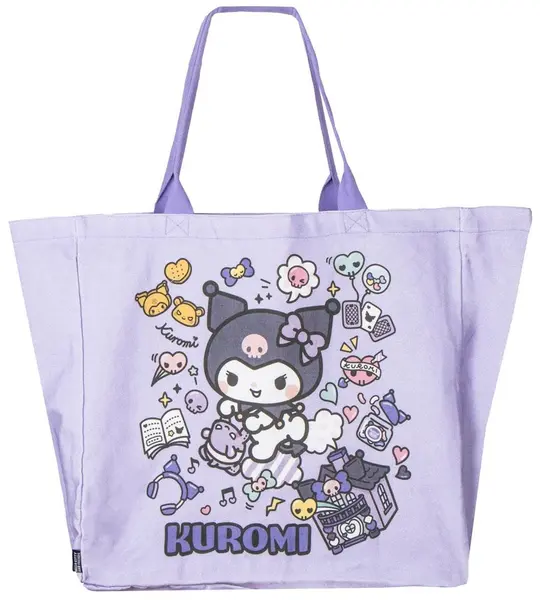 Geantă de cumpărături Cerda Animation: Sanrio - Kuromi (Purple)
