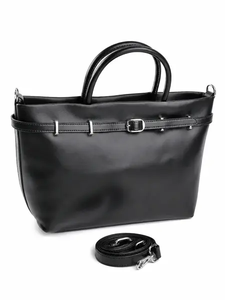 Geanta de dama, 7738, piele naturala, Neagra