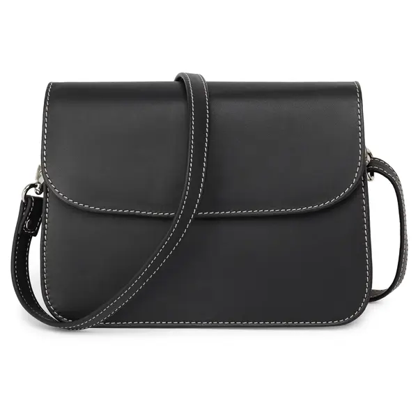 Geanta de dama, Amely GT3878, piele naturala, Negru