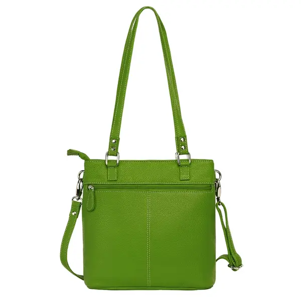 Geanta de dama, Anne GT3855, piele naturala, Verde