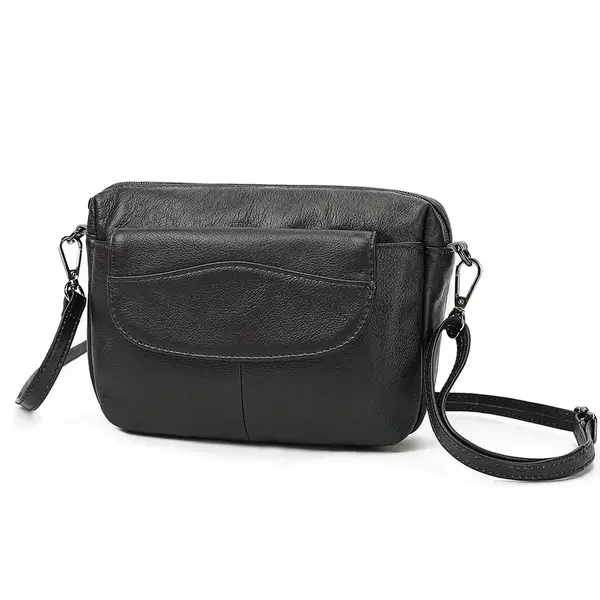 Geanta de dama, Julia GT3827, piele naturala, Negru