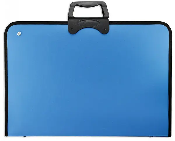 Geantă de desen Spree Art - Cu fermoar , 37 x 54 cm, albastru