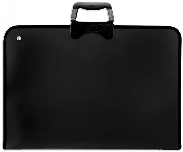Geantă de desen Spree Art - Cu fermoar , 37 x 54 cm, negru
