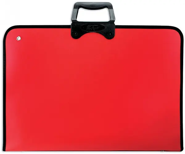 Geantă de desen Spree Art - Cu fermoar , 37 x 54 cm, roşu