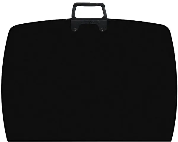 Geantă de desen Spree Art -Oval, cu fermoar, 55 x 75 cm, negru