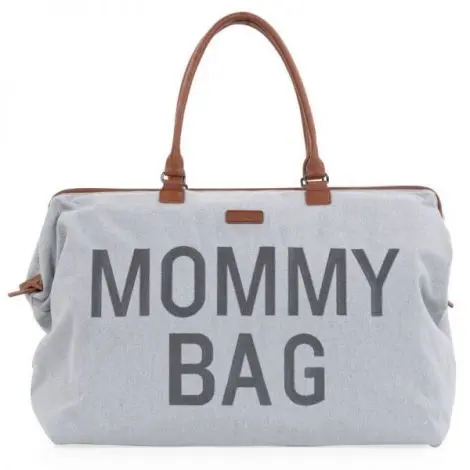 Geanta de infasat Childhome Mommy Bag Panza Oxford Gri