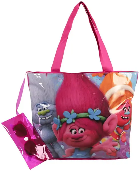 Geanta de plaja pentru copii cu ochelari Cerda – Trolls