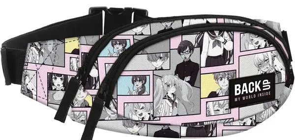 Geantă de șold BackUp 6 A - Pastel Manga