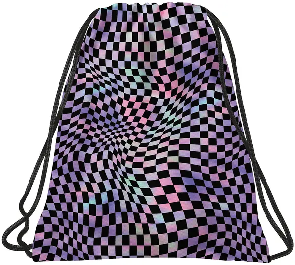 Geantă de sport Back Up A - Wavy Chessboard