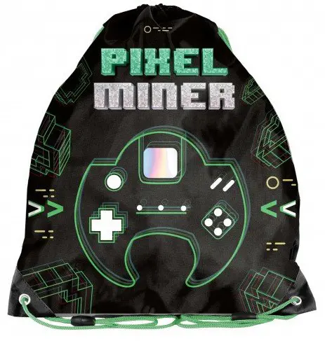 Geantă de sport școlară Paso Pixel Miner