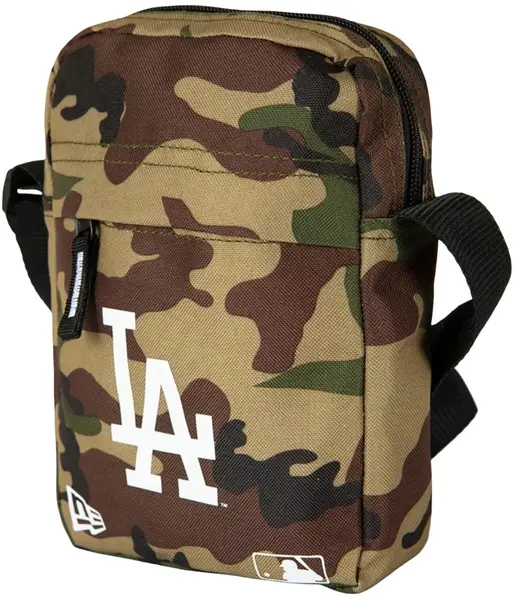 Geantă de umăr New Era - LA Dodgers, maro/verde
