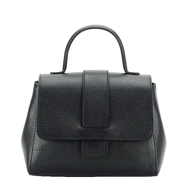 Geanta din piele naturala neagra 1047 123