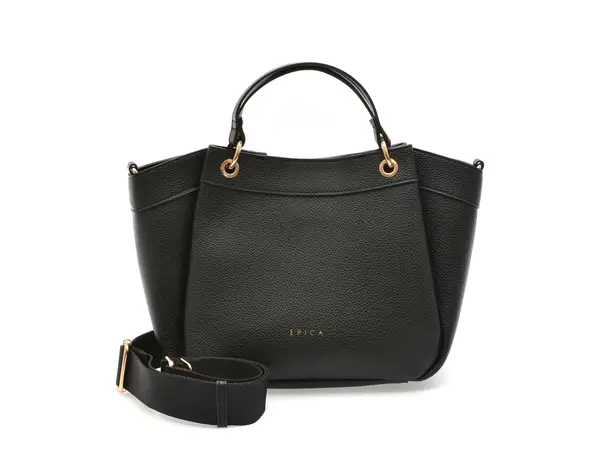 Geanta EPICA neagra, 243048, din piele ecologica