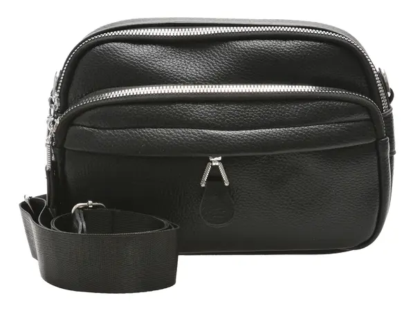 Geanta FLAVIA PASSINI neagra, 9468, din piele ecologica