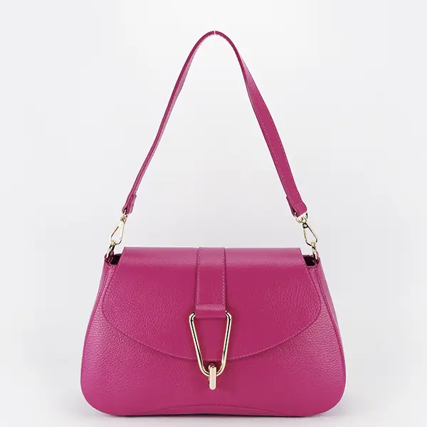 Geanta fucsia din piele naturala 1755 125